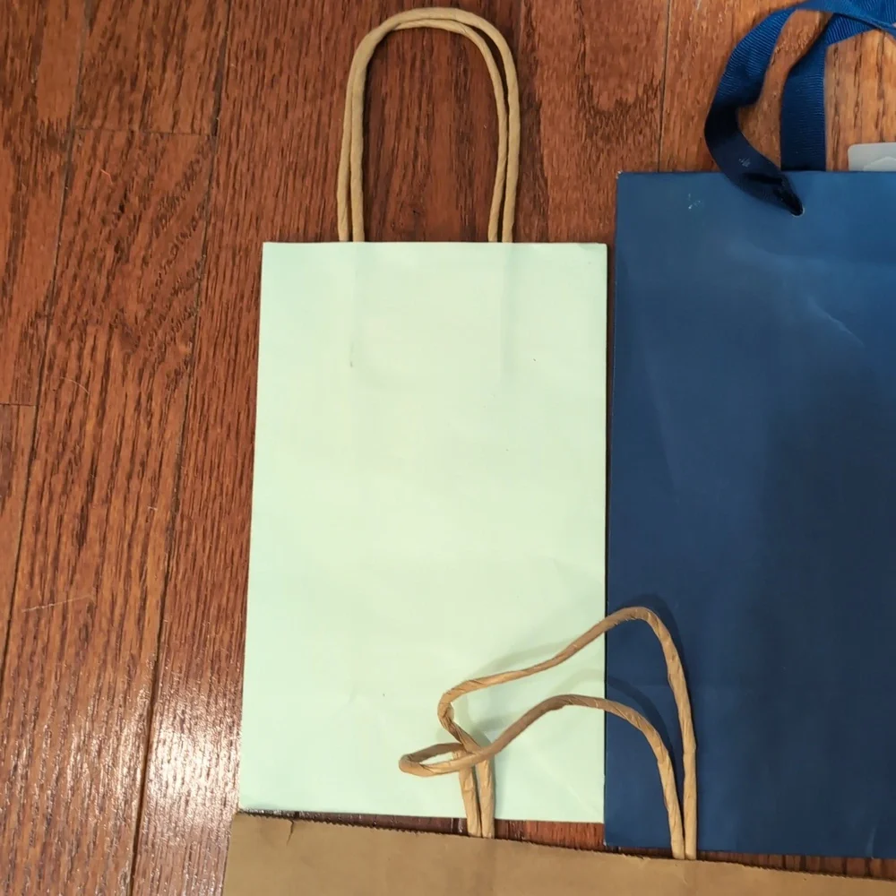 Colorful Gift Bags and Tissue Paper Set